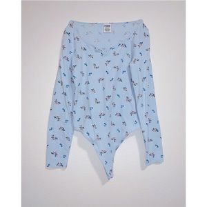 PINK by Victoria’s Secret flower bodysuit